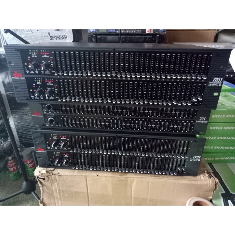 Lọc Xì DBX 2231 - Equalizer EQ 2231 Cao Cấp, 62 Cần Lọc âm