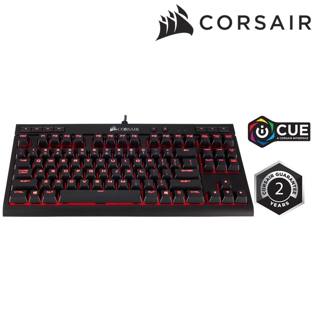 Bàn phím cơ CORSAIR K63 không dây - Mx Red - Chính Hãng