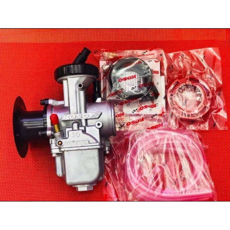 Bình xăng con nắp chao KOSO cho xe máy độ đủ size họng