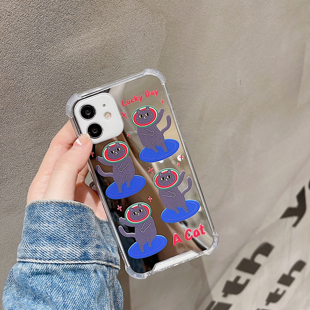 Ốp lưng iphone Ốp Điện Thoại Silicon TPU Tráng Gương Thời Trang Cho iPhone Pro Max 11 Pro Max X Xr Xs Max 7 8 Plus 13 14promax Mini Dinuo case