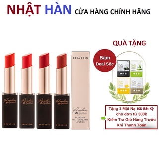 Son lì nhẹ môi không trôi Beauskin Rosedew Matte Creamy 3.5g