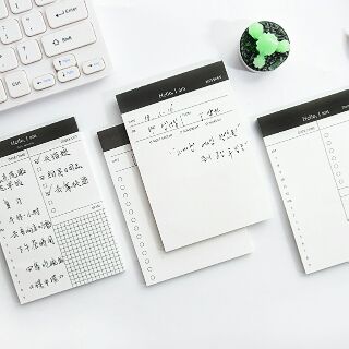 Note planner tiện ích phong cách đơn giản dùng để lên kế hoạch cho sổ planner