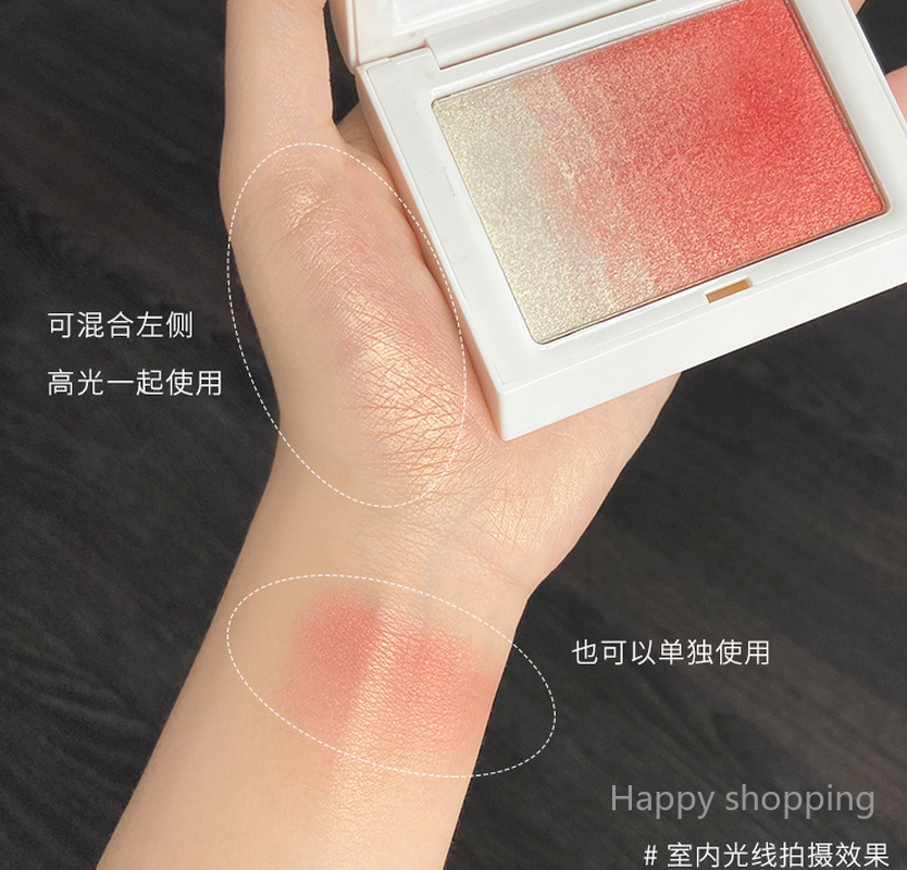 (Hàng Mới Về) Phấn Bắt Sáng Kiêm Phấn Má Hồng 2 Trong 1 Màu Gradient | BigBuy360 - bigbuy360.vn