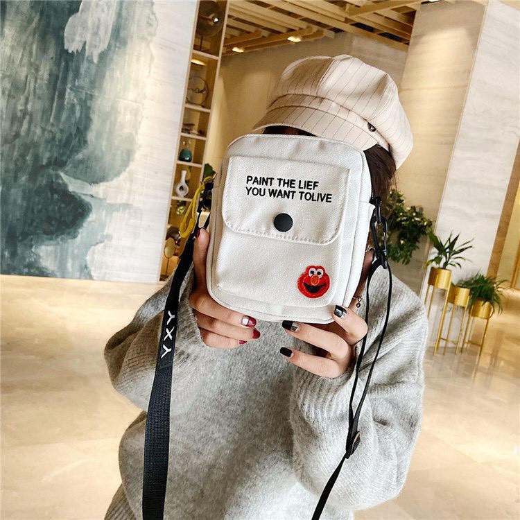 Túi đeo chéo tiện dụng 2 ngăn năng động xinh xắn