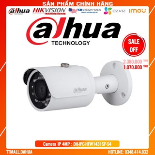 Camera IP 4MP Dahua IPC-HFW1431SP-S4 - Bảo Hành Chính Hãng 2 năm