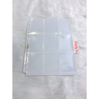 [Set 10 Sheets] Trang Sheet A4 9 ngăn MeeT/MeeTYX Trong Suốt - 11 Lỗ của Trung