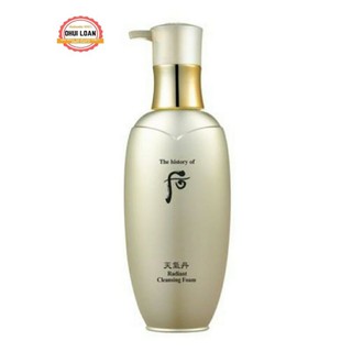 [ Sale Tách Set ] sữa rửa mặt Whoo radiant tái sinh trẻ hóa da, giúp da sạch mọi bụi bẩn và trắng sáng 200ml