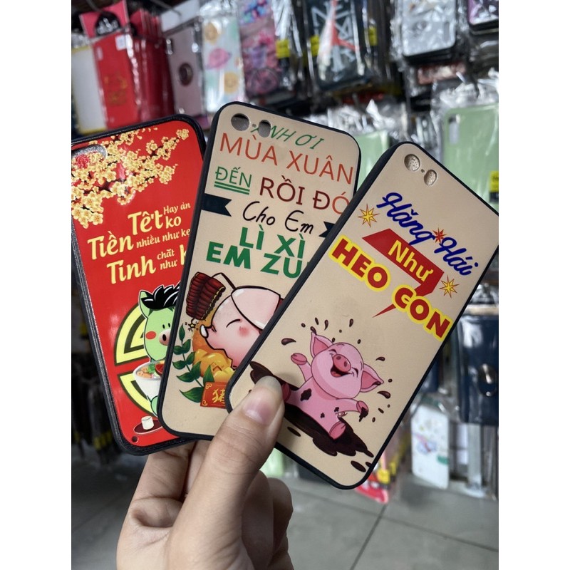 IPHONE 5 Ốp lưng nhựa in hình tết siêu đẹp