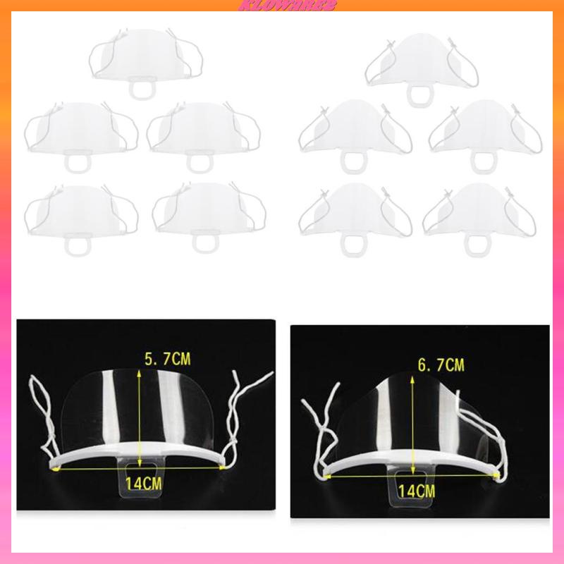 Set 10-25 Tấm Chắn Bảo Vệ Mặt Chống Nước Bọt Trong Suốt Tiện Dụng