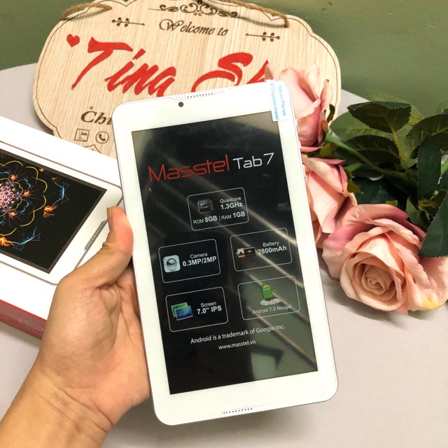 Máy tính bảng Masstel Tab7 7 inch, 2 sim , 3G, Ram 1GB Rom 8GB Chơi liên quân | WebRaoVat - webraovat.net.vn