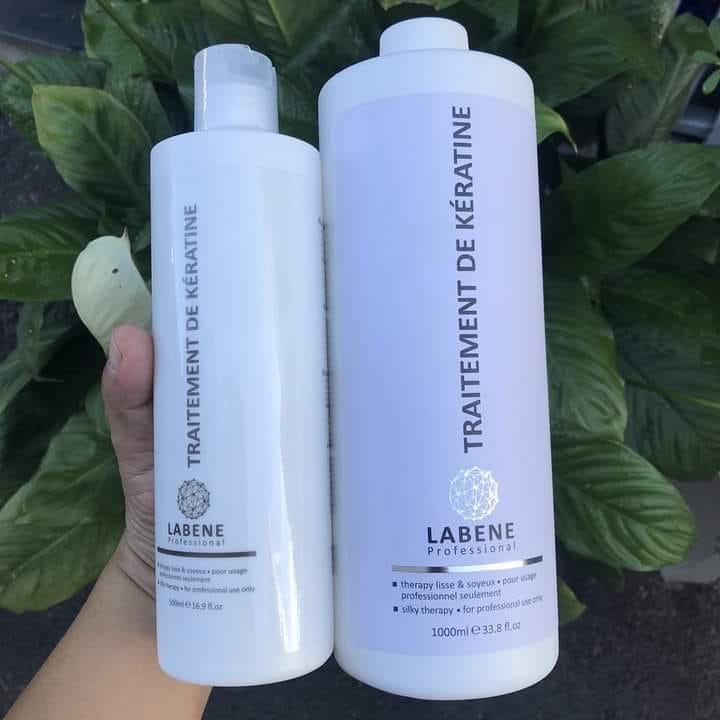 KERATIN LABENE chính hãng phục hồi tóc hư nát Traitement De Kératine 1000ml