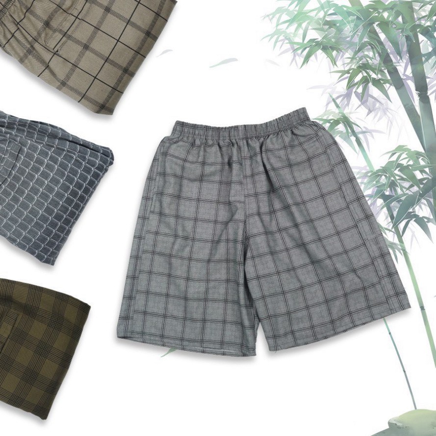 Quần đùi, quần thô, kẻ sọc caro, cotton thô 100% đẹp, short caro ( ảnh video chụp thật) | BigBuy360 - bigbuy360.vn