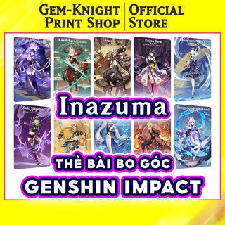Card bo góc nhân vật genshin impact inazuma - thẻ bài nhân vật