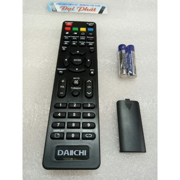 Điều Khiển Tivi Daiichi Smart Ngắn ( Hàng Chính Hãng Mới 100%)