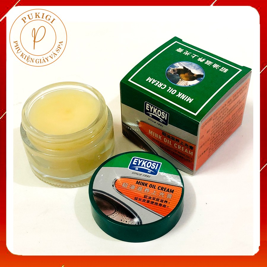 Dầu chồn Mink Oil chống thấm nước, dưỡng đồ da Eykosi 50ml