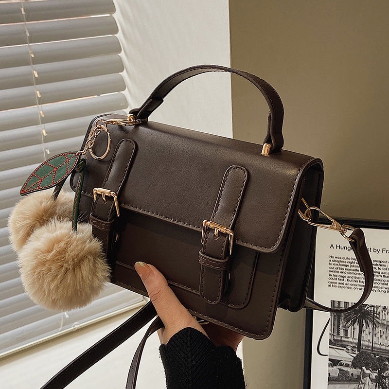 Túi đeo chéo nữ da pu xinh đẹp phong cách vintage cặp ulzzang balo ví mini giá rẻ cho học sinh đi học chơi
