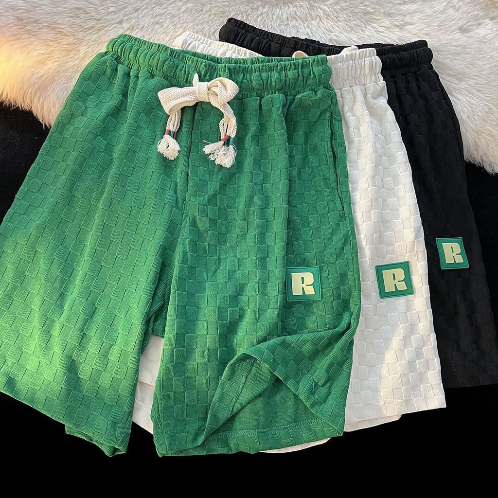 Quần Short Thể Thao Lưng Cao Dáng Rộng Thời Trang Mùa Hè Cho Nam Giới