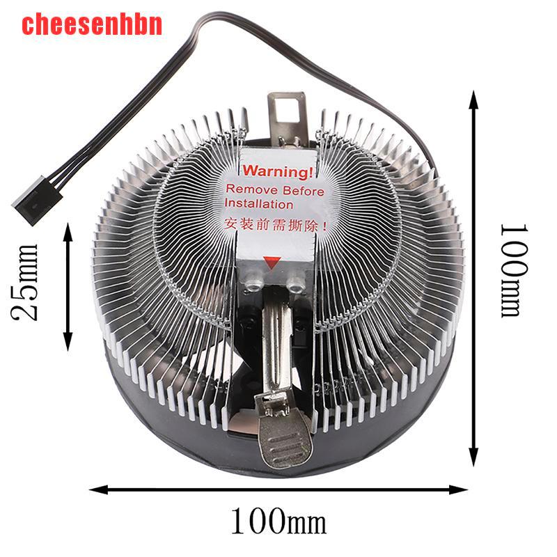 [cheesenhbn]CPU Cooling Fan CPU Cooler LED Light For Intel 775/1150/1156 AMD AM2+/AM3/AM3+