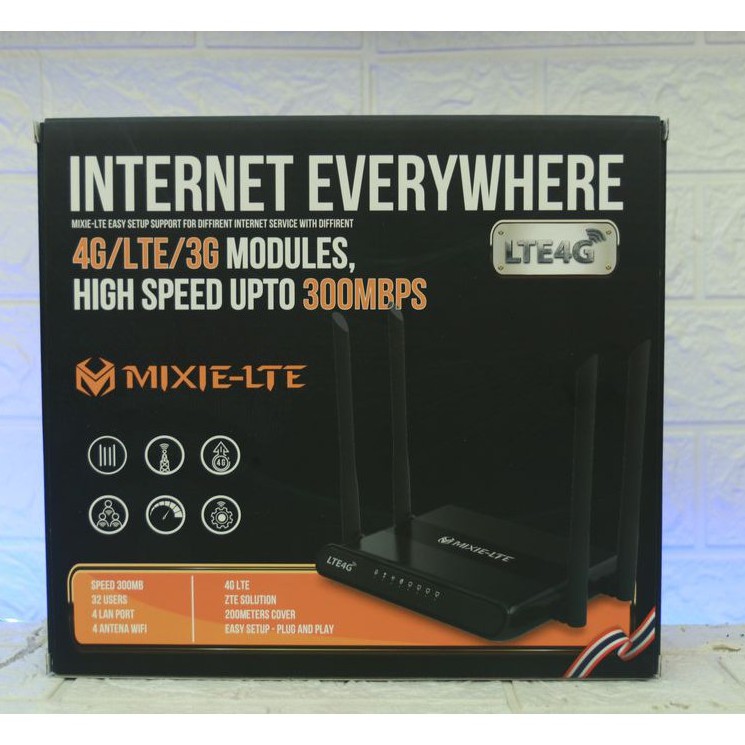 BỘ PHÁT WIFI SIÊU KHỎE 4G / 3G LTE - TENDA 4G03  - MIXIE - 3 CỔNG LAN, 4 ANTEN, Xe Khách, Lắp Camera