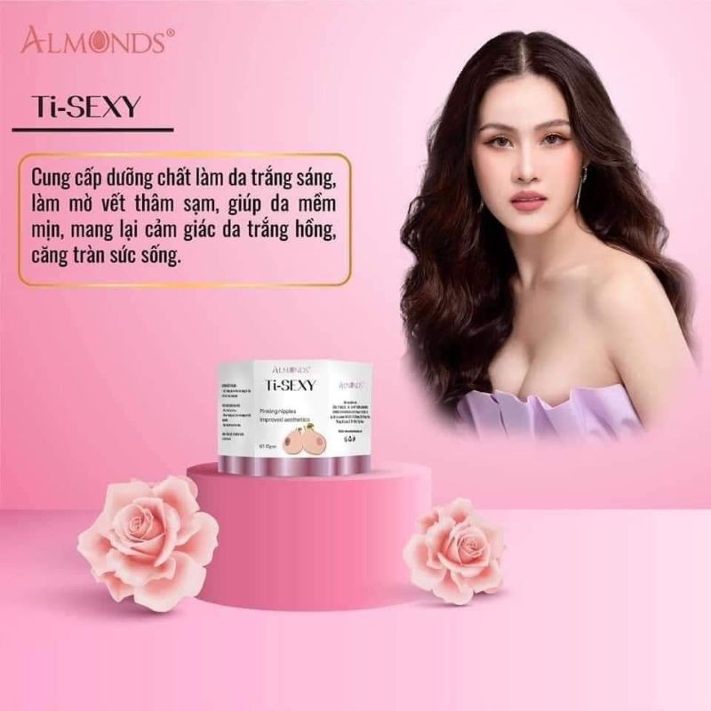[ CAM KẾT HỒNG SAU 7 - 10 NGÀY SỬ DỤNG ] kem làm hồng nhũ hoa almonds ti & sexy 148gr | BigBuy360 - bigbuy360.vn