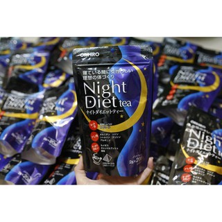 Trà night diet orihiro nhật bản túi 20/24 gói