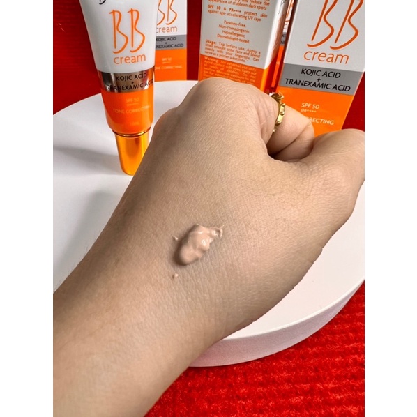 Kem Belo BB Tranexamic + kojic kem nền và làm sáng da