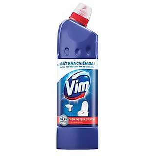 Nước tẩy bồn cầu vim diệt khuẩn - xanh biển