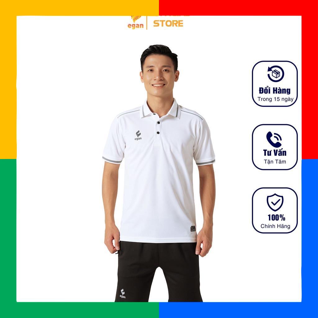 Áo Polo EGAN Thiết Kế Tinh Tế Hiện Đại Chống Tia UV Bảo Vệ Làn Da Phù Hợp Tập Luyện Thể Thao Màu Trắng UV03