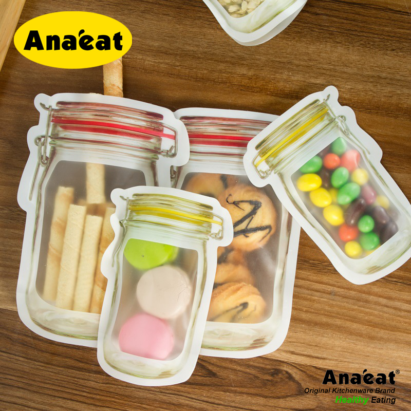 Túi thợ nề thiết kế trong suốt ANAEAT để đựng đồ ăn nhẹ