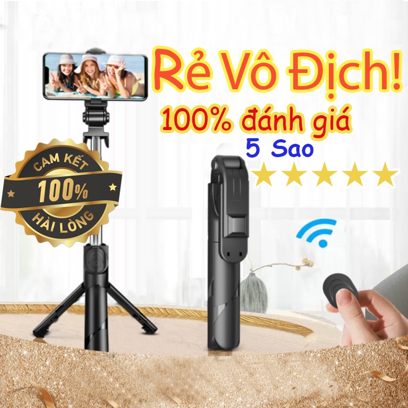 Gậy Chụp Ảnh 3 chân - Gậy chụp ảnh  - Gậy Tự Sướng - gậy livestream