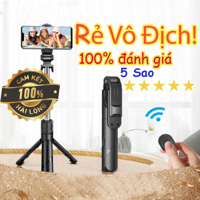 [RẺ VÔ ĐỊCH LUÔN] Gậy Chụp Ảnh Tự Sướng 3 in 1, Bluetooth ,Chân Đa Năng, Selfie, Livestream