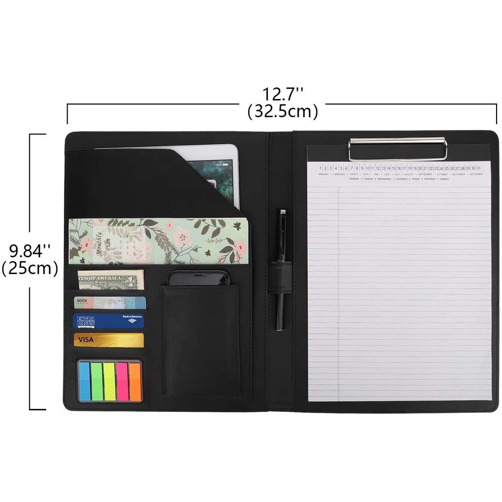 Bìa Đựng Tài Liệu Khổ A4 Bằng Da PU Tiện Dụng