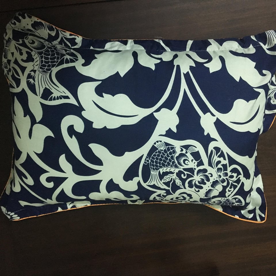 Bộ 2 vỏ gối cotton nhung kích thước 40x60cm