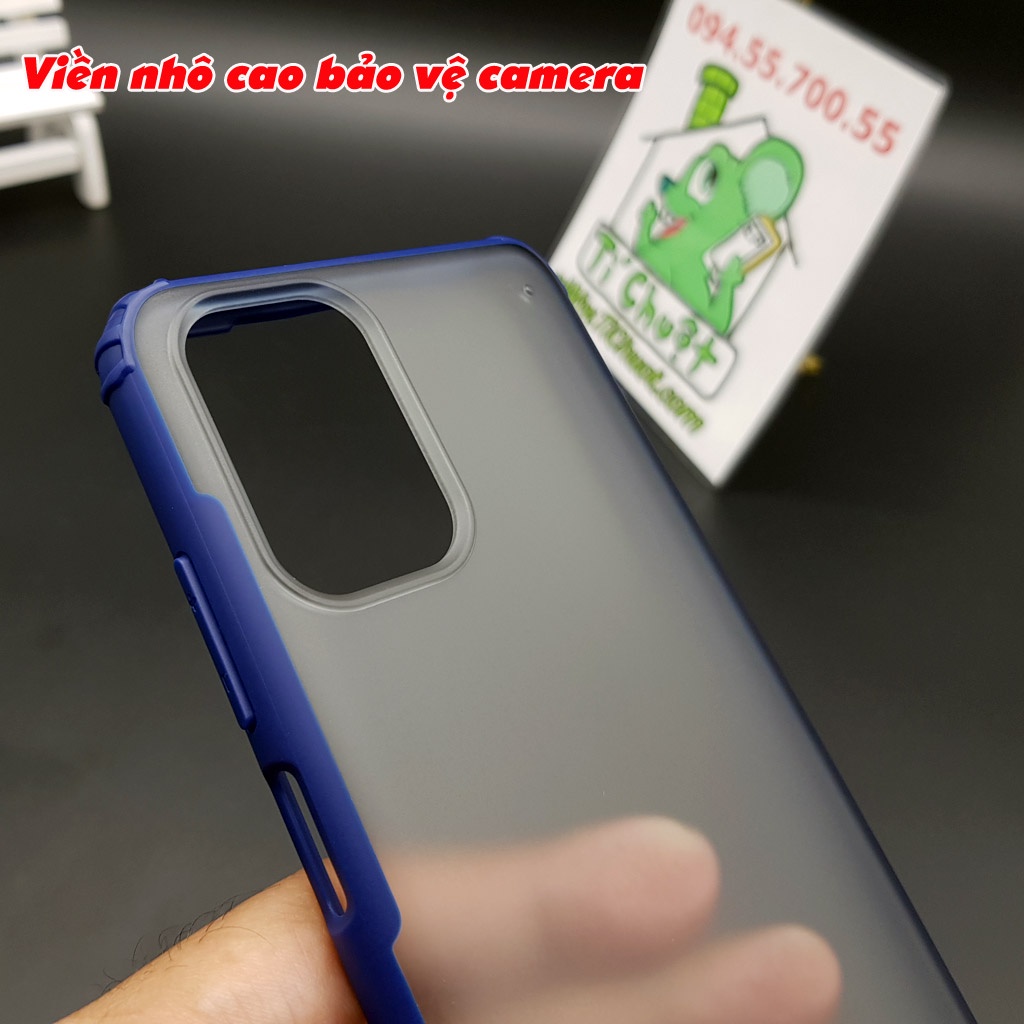 [Ảnh Thật] Ốp Lưng Xiaomi Redmi Note 10 4G/ Note 10s Cứng Nhám Viền Dẻo Màu Chống Sốc