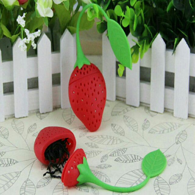 Lọc trà silicone hình quả dâu