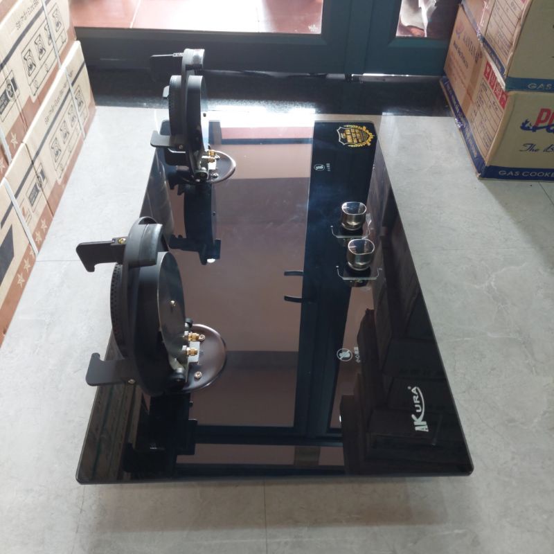 Bếp gas âm LẬT AKURA siêu tiện lợi có cảm biến ngắt gas 《 có video 》lấy 5 sao