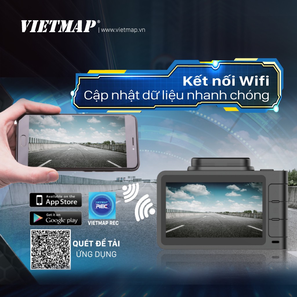 [Kèm Thẻ Nhớ 128Gb] Camera Hành Trình Vietmap R4A | BigBuy360 - bigbuy360.vn