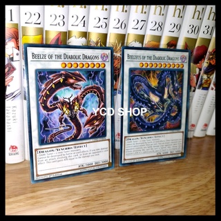 Thẻ bài yugioh chính hãng cặp Diabolic Dragons -Common