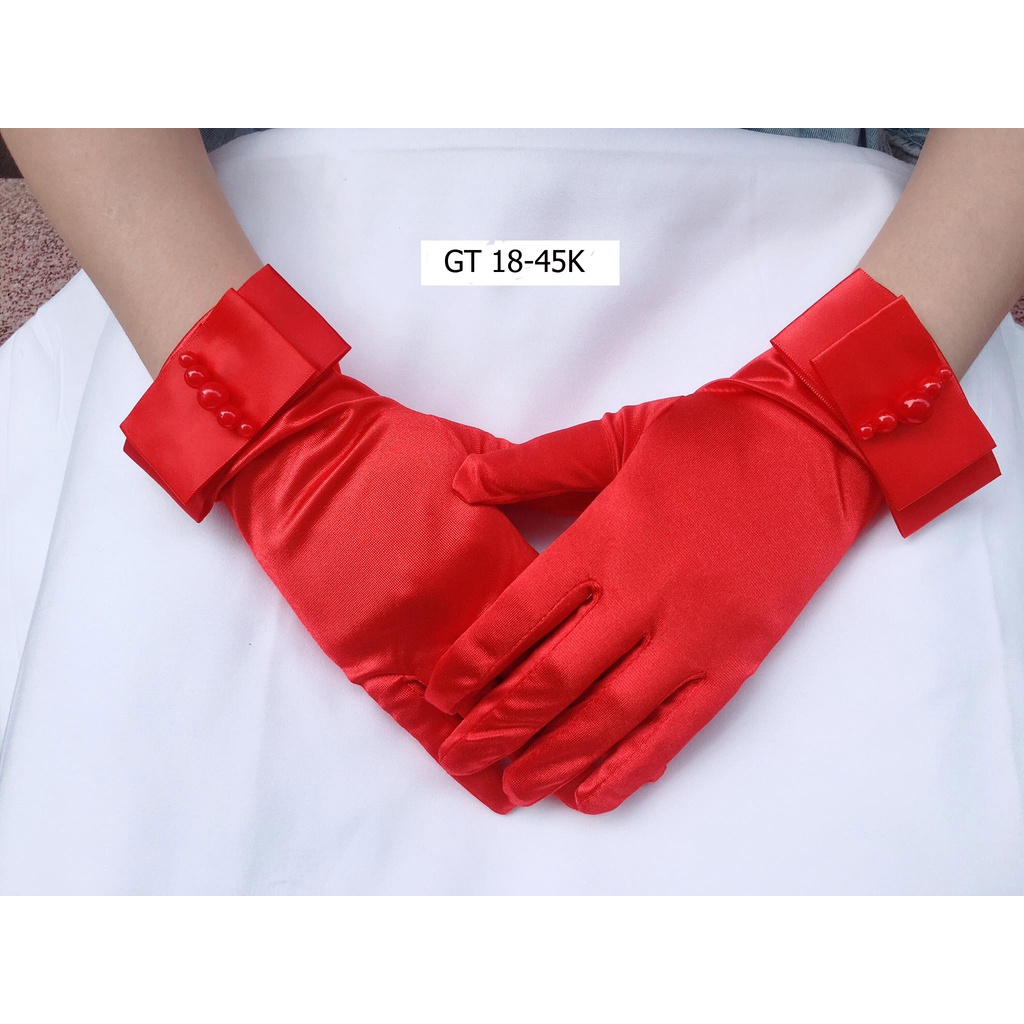 Găng tay ren cao cấp cho cô dâu phong cách nhẹ nhàng