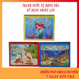 [Giá Gốc] Tranh tô màu nước ma thuật thần kì cho bé sử dụng nhiều lần (Mẫu ngẫu nhiên)
