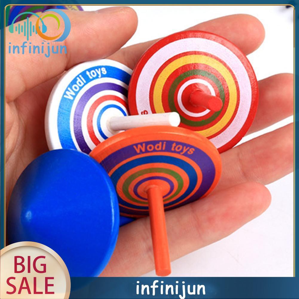 Con quay đồ chơi bằng gỗ giúp giải tỏa căng thẳng làm quà tặng sinh nhật/ lễ hội dành cho trẻ em