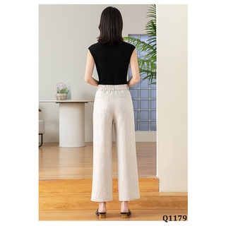 Quần Linen Lụa Ống Suông - Q1179