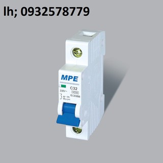 CẦU DAO TỰ ĐỘNG 1 CỰC MCB 1P MPE (một tép)