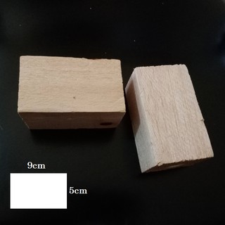 Khối gỗ 50mm x 50mm x 90mm làm đồ thủ công