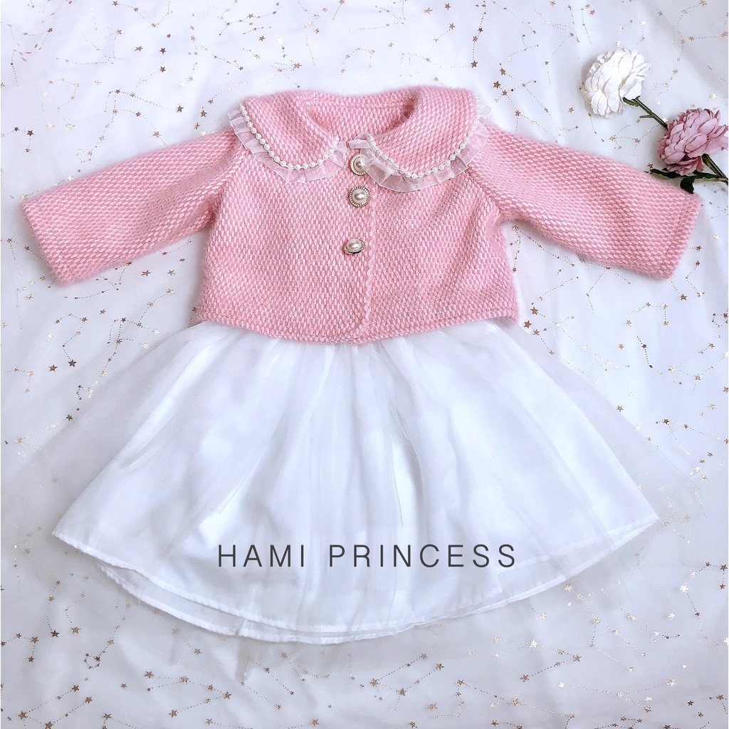 Áo Lông Thỏ Điệu Đà Cho Bé Gái HAMI PRINCESS ❤️