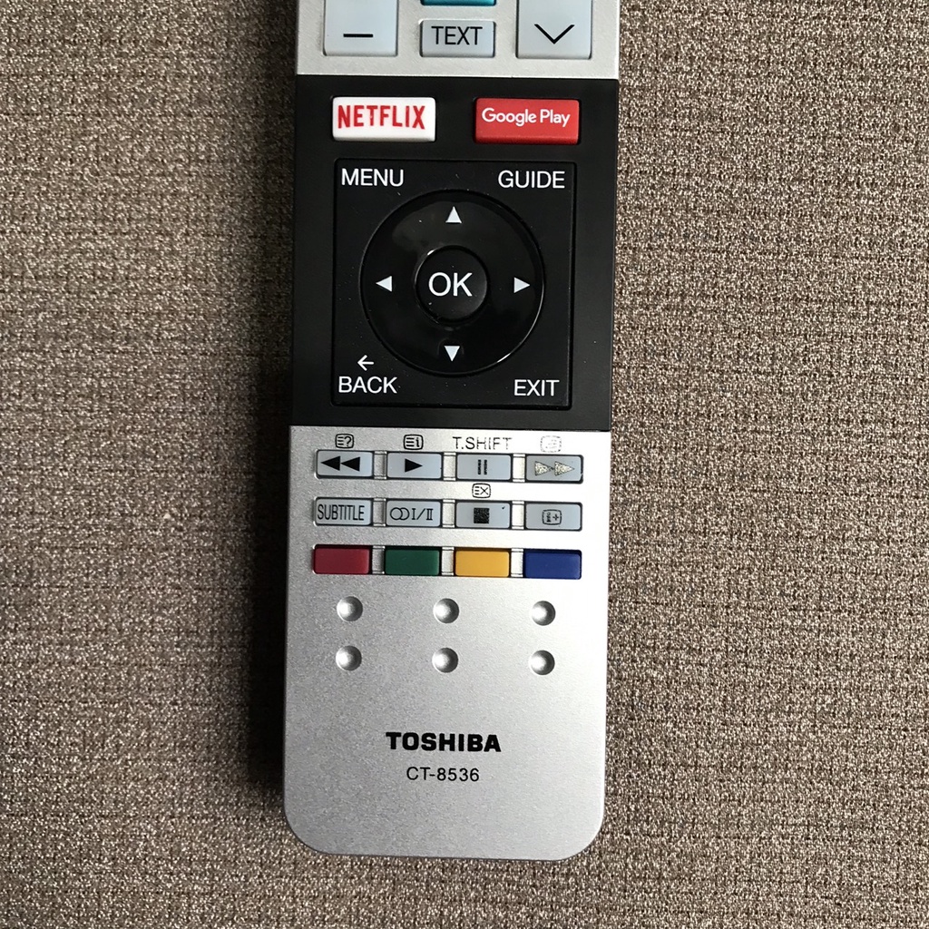 Điều khiển tivi toshiba giọng nói CT-8536 , Remote TV toshiba giọng nói dòng U9850 hàng chính hãng mới 100%