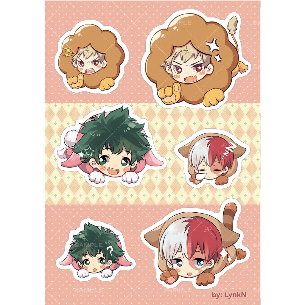 Sticker BnHA và MCU