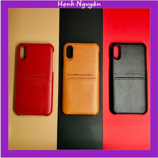 Ốp lưng da iphone 7plus/8plus, iphone x/xs hàng chính hãng g-case - thời trang, chống sốc