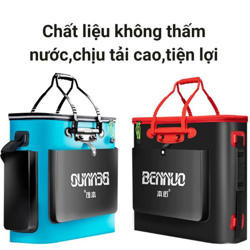 Thùng Đựng Cá Cao Cấp Gấp Gọn Chất Lượng Cao