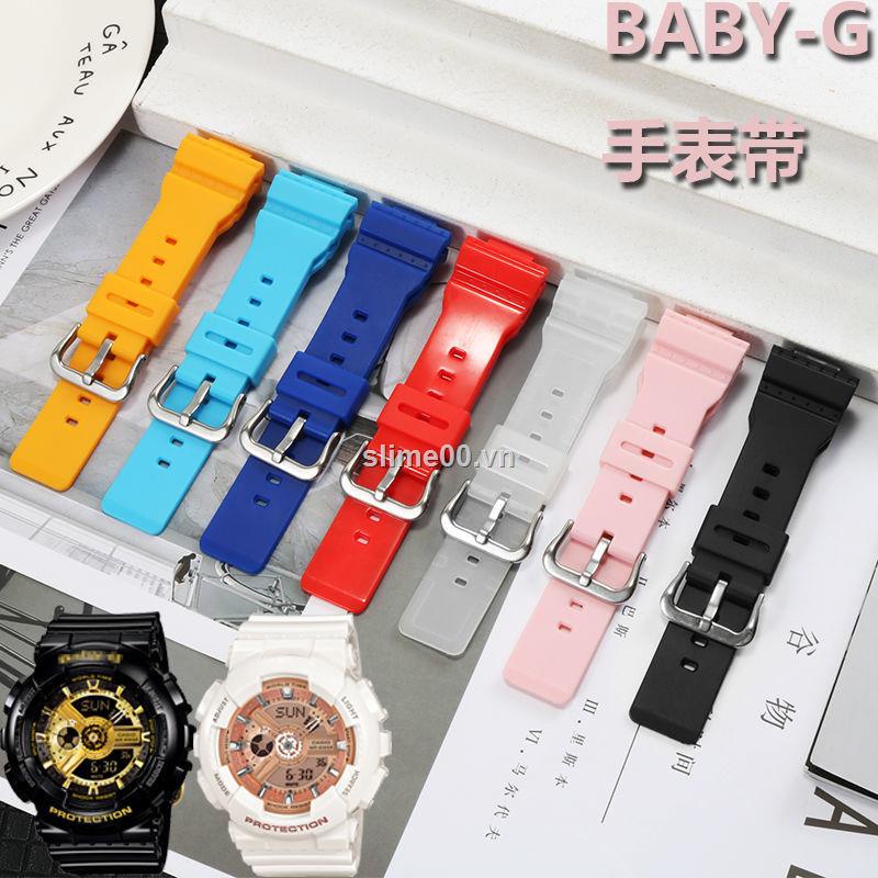 Dây đeo bằng silicon cho đồng hồ casio BABY BA - 110 - G/ 112/ 100/ 130